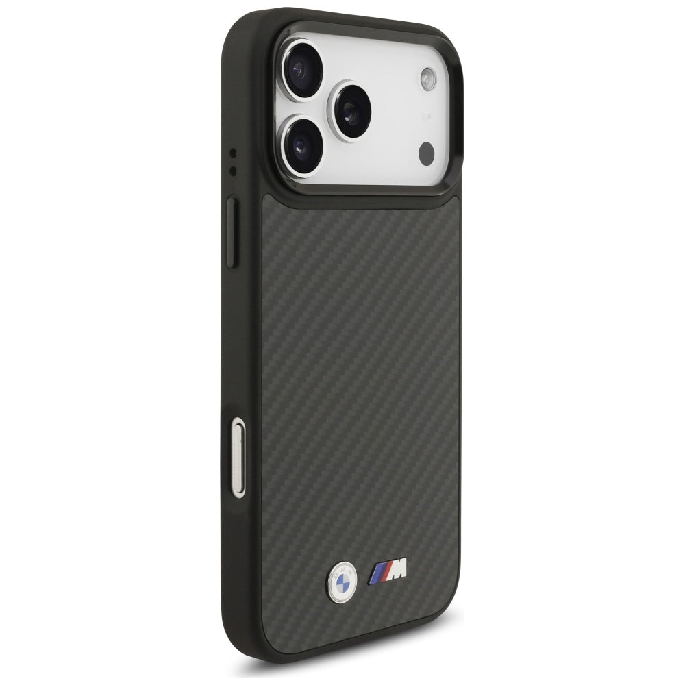 BMW M Kevlar MagSafe dėklas iPhone 17 Pro Max – juodas