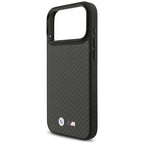 BMW M Kevlar MagSafe dėklas iPhone 17 Pro Max – juodas