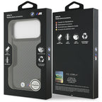 BMW M Kevlar MagSafe dėklas iPhone 17 Pro Max – juodas