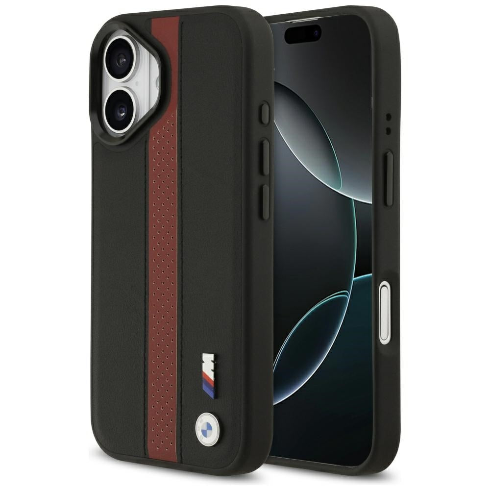 BMW M Perforated Stripe Logo MagSafe Case iPhone 17 - Raudona -- iPhone 17