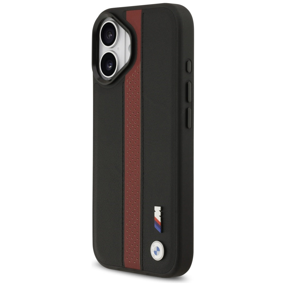 BMW M Perforated Stripe Logo MagSafe Case iPhone 17 - Raudona -- iPhone 17