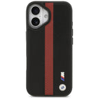 BMW M Perforated Stripe Logo MagSafe Case iPhone 17 - Raudona -- iPhone 17