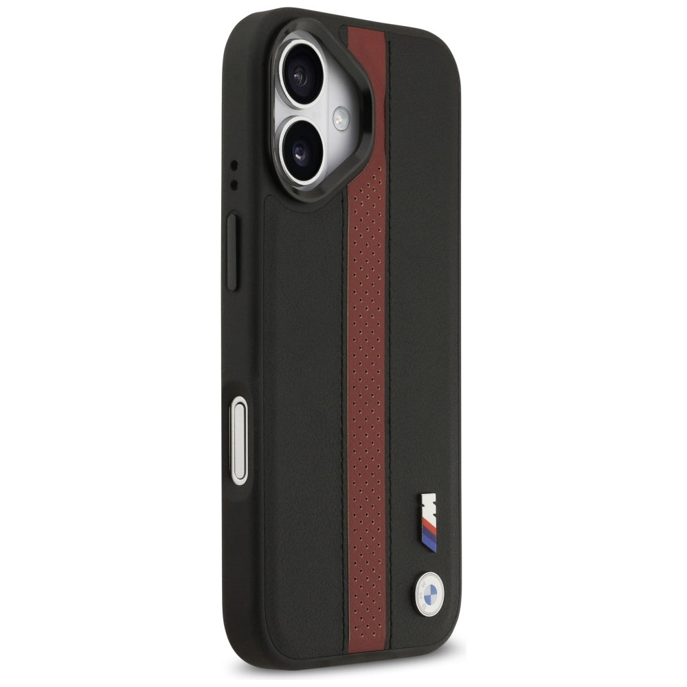 BMW M Perforated Stripe Logo MagSafe Case iPhone 17 - Raudona -- iPhone 17