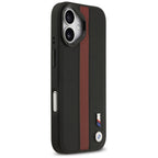 BMW M Perforated Stripe Logo MagSafe Case iPhone 17 - Raudona -- iPhone 17