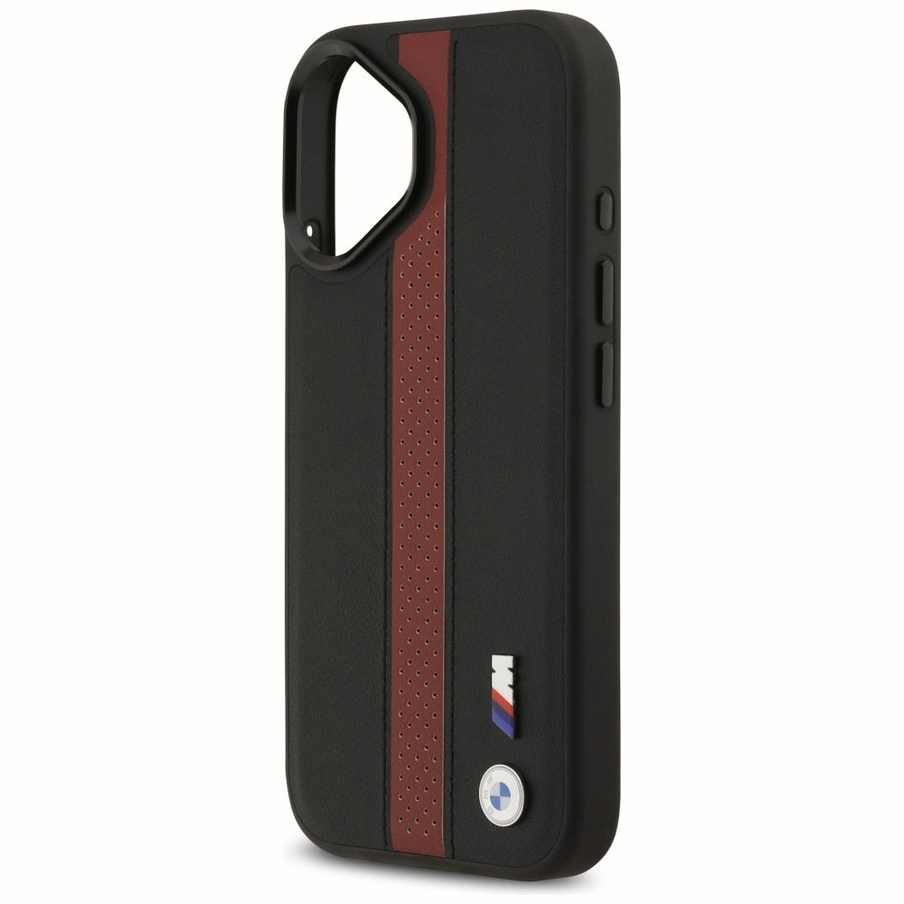 BMW M Perforated Stripe Logo MagSafe Case iPhone 17 - Raudona -- iPhone 17