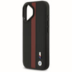 BMW M Perforated Stripe Logo MagSafe Case iPhone 17 - Raudona -- iPhone 17