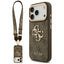Guess 4G Big 4G Classic Logo Big Strap Metal Buttons dėklas iPhone 17 Pro - Ruda -- iPhone 17 Pro