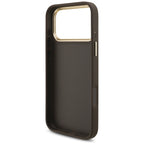 Guess 4G Big 4G Classic Logo Big Strap Metal Buttons dėklas iPhone 17 Pro Max - Ruda -- iPhone 17 Pro Max