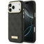 Guess 4G Logo Plate MagSafe dėklas iPhone 17 Pro Max - juodas -- iPhone 17 Pro Max