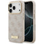 Guess 4G Logo Plate MagSafe dėklas iPhone 17 Pro - Rožinis -- iPhone 17 Pro