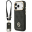 Guess 4G Strass Logo & Big Strap Metal Buttons MagSafe dėklas iPhone 17 Pro - Juoda -- iPhone 17 Pro