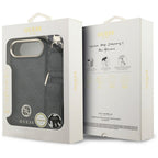 Guess 4G Strass Logo & Big Strap Metal Buttons MagSafe dėklas iPhone Air - Juodas -- iPhone Air