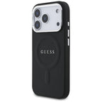 Guess MagSafe dėklas iPhone 17 Pro – juodas -- iPhone 17 Pro
