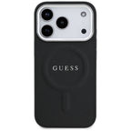 Guess MagSafe dėklas iPhone 17 Pro – juodas -- iPhone 17 Pro