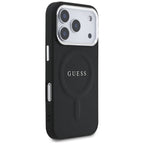 Guess MagSafe dėklas iPhone 17 Pro – juodas -- iPhone 17 Pro