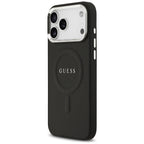 Guess MagSafe dėklas iPhone 17 Pro Max – juodas -- iPhone 17 Pro Max