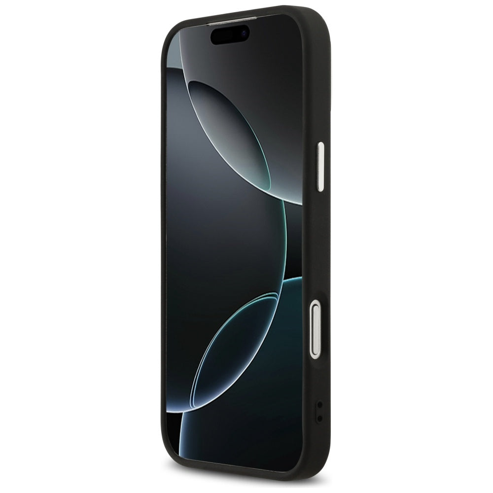 Guess MagSafe dėklas iPhone 17 Pro Max – juodas -- iPhone 17 Pro Max
