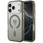 Guess IML Gradient Triangle Logo MagSafe dėklas iPhone 17 Pro - žalia -- iPhone 17 Pro