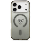 Guess IML Gradient Triangle Logo MagSafe dėklas iPhone 17 Pro - žalia -- iPhone 17 Pro