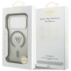 Guess IML Gradient Triangle Logo MagSafe dėklas iPhone 17 Pro - žalia -- iPhone 17 Pro