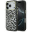 Guess Leopard Glitter MagSafe dėklas iPhone 17 Pro - Juodas -- iPhone 17 Pro
