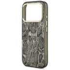 Guess Python Pattern MagSafe dėklas, skirtas iPhone 17 Pro – Juodas -- iPhone 17 Pro