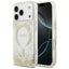 Guess Resin Bottom Glitter MagSafe dėklas iPhone 17 Pro - Auksinis -- iPhone 17 Pro