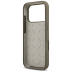Guess silikoninis dėklas iPhone 17 Pro – rudas