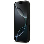 Guess silikoninis dėklas iPhone 17 Pro – juodas (4G)