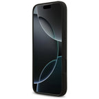 Guess silikoninis dėklas iPhone 17 Pro Max – juodas