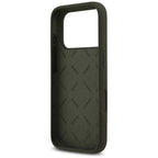 Guess 4G silikoninis dėklas iPhone 17 Pro Max – chaki