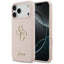Guess Silicone Big 4G Script dėklas iPhone 17 Pro Max - Rožinė -- iPhone 17 Pro Max