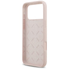 Guess Silicone Big 4G Script dėklas iPhone 17 Pro Max - Rožinė -- iPhone 17 Pro Max