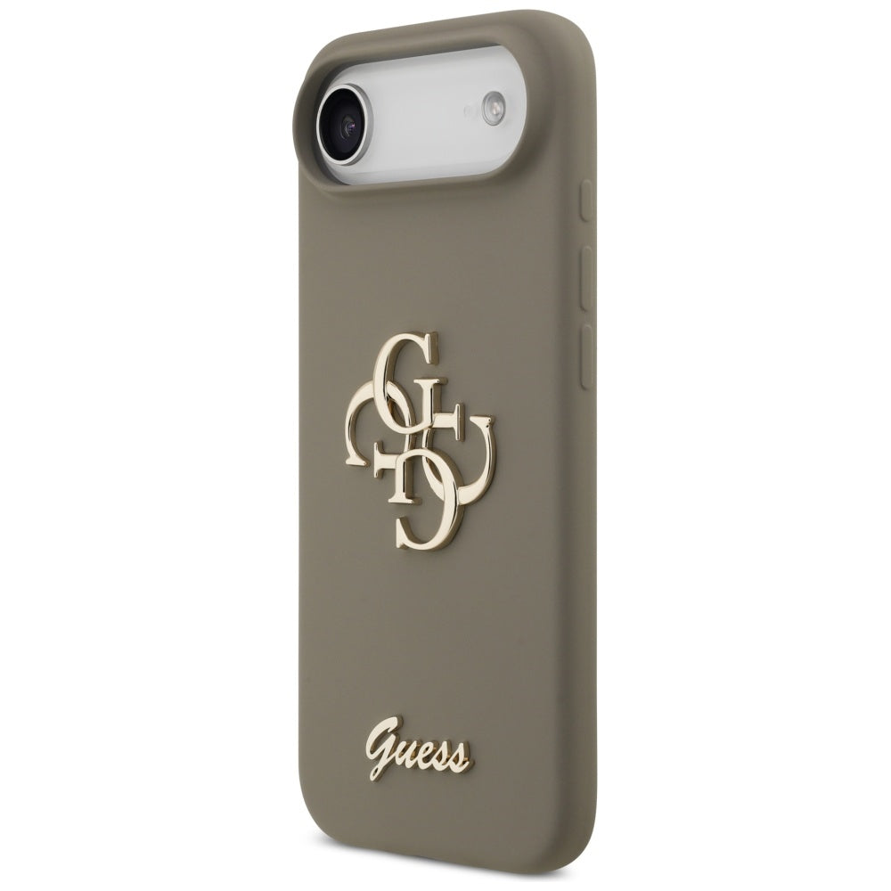 Guess Silicone Big 4G Script dėklas iPhone Air - Brown