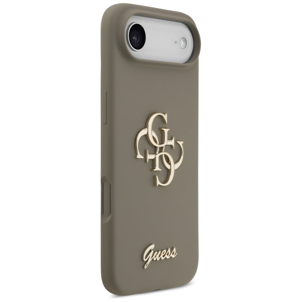 Guess Silicone Big 4G Script dėklas iPhone Air - Brown