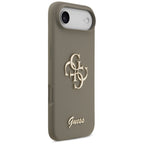Guess Silicone Big 4G Script dėklas iPhone Air - Brown