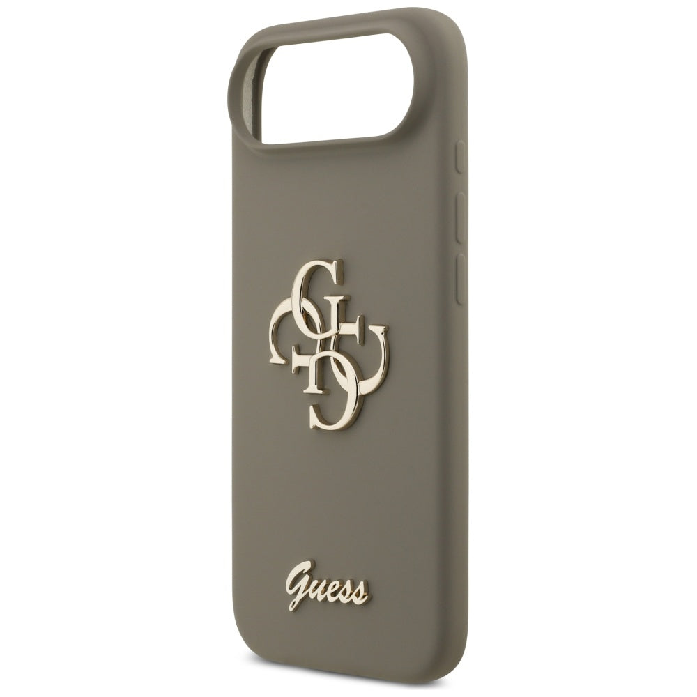Guess Silicone Big 4G Script dėklas iPhone Air - Brown