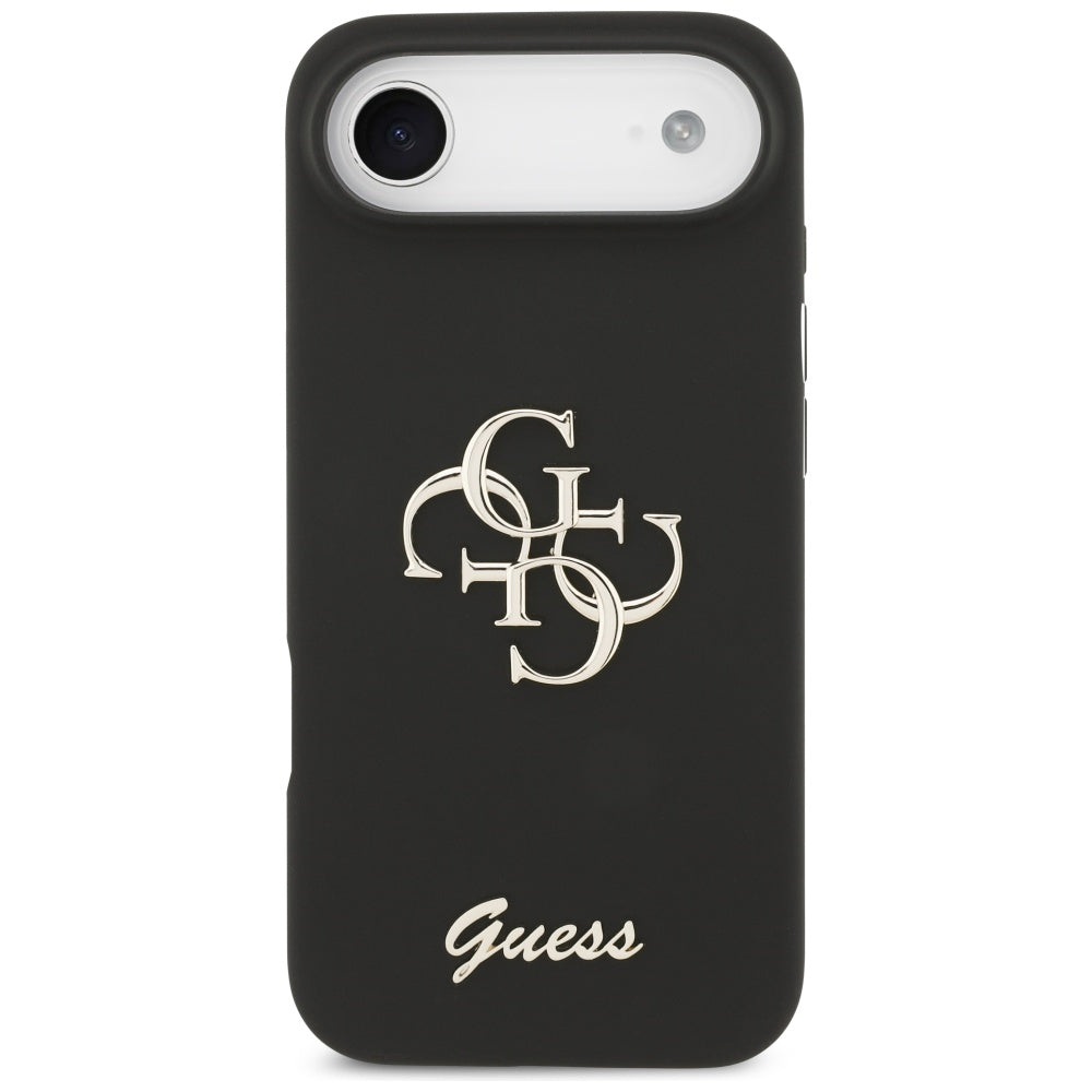 Guess Silicone Big 4G Script dėklas, skirtas iPhone Air - black