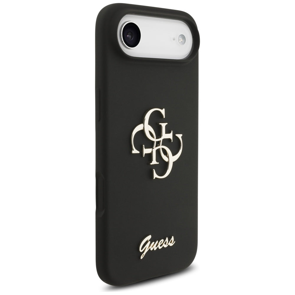 Guess Silicone Big 4G Script dėklas, skirtas iPhone Air - black