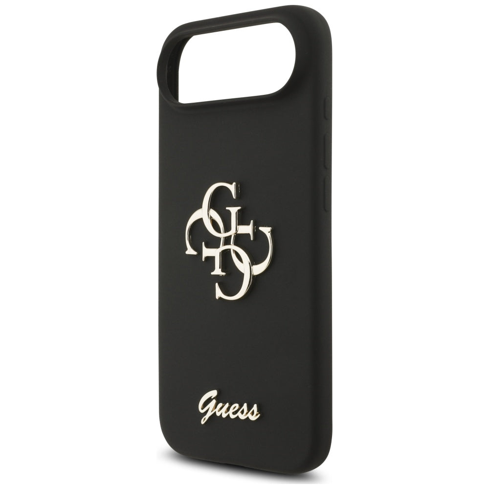 Guess Silicone Big 4G Script dėklas, skirtas iPhone Air - black