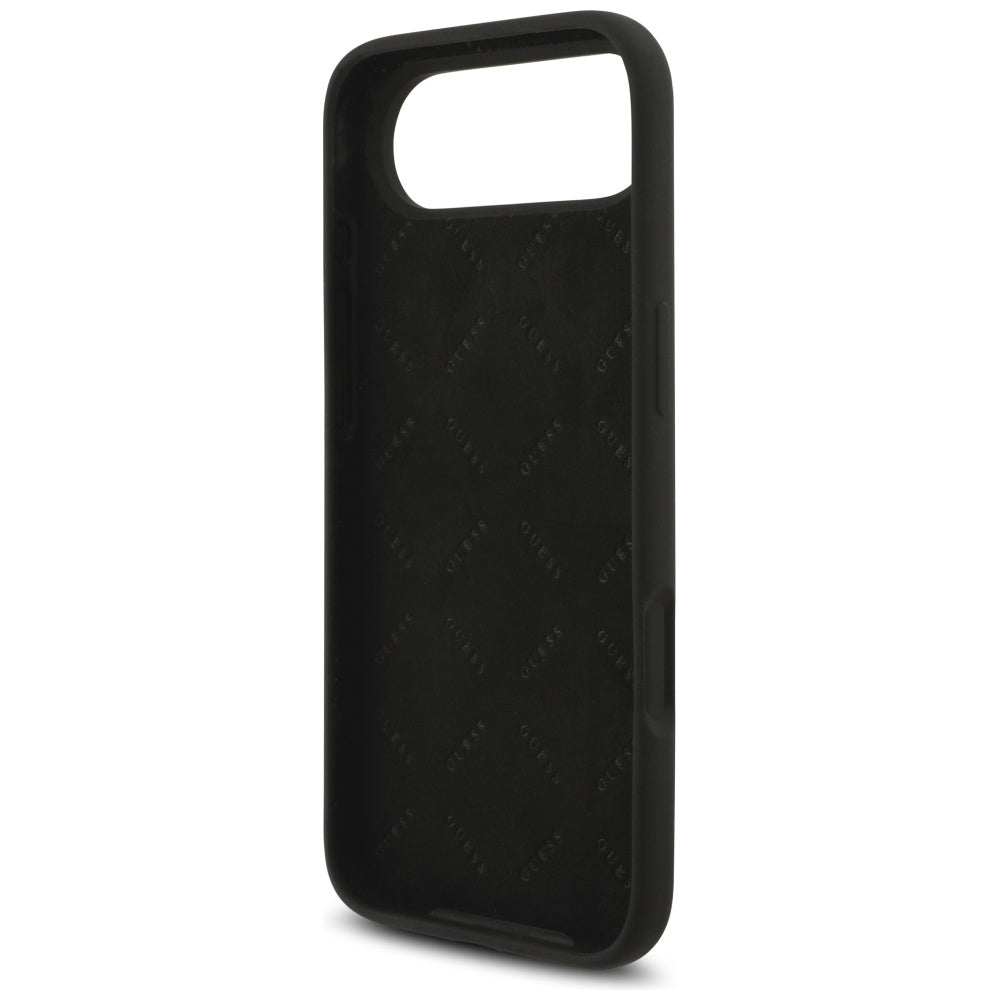 Guess Silicone Big 4G Script dėklas, skirtas iPhone Air - black