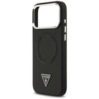Guess MagSafe dėklas iPhone 17 Pro – juodas