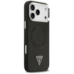 Guess MagSafe dėklas iPhone 17 Pro Max – juodas