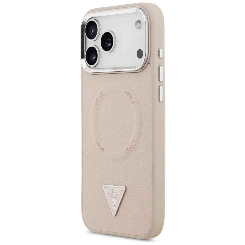 Guess MagSafe dėklas iPhone 17 Pro – rožinis -- iPhone 17 Pro