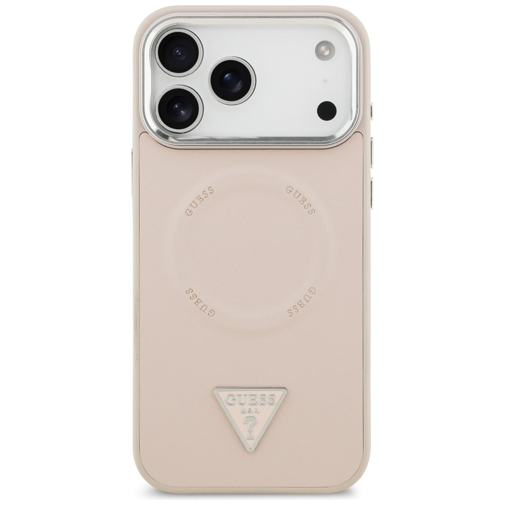 Guess MagSafe dėklas iPhone 17 Pro – rožinis -- iPhone 17 Pro
