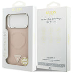 Guess MagSafe dėklas iPhone 17 Pro – rožinis -- iPhone 17 Pro