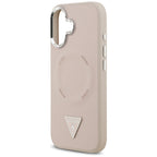 Guess Triangle Logo MagSafe dėklas iPhone 17 - rožinė -- iPhone 17