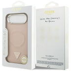 Guess Triangle Logo MagSafe Case už iPhone Air - Pink -- Cell phone cases and covers
