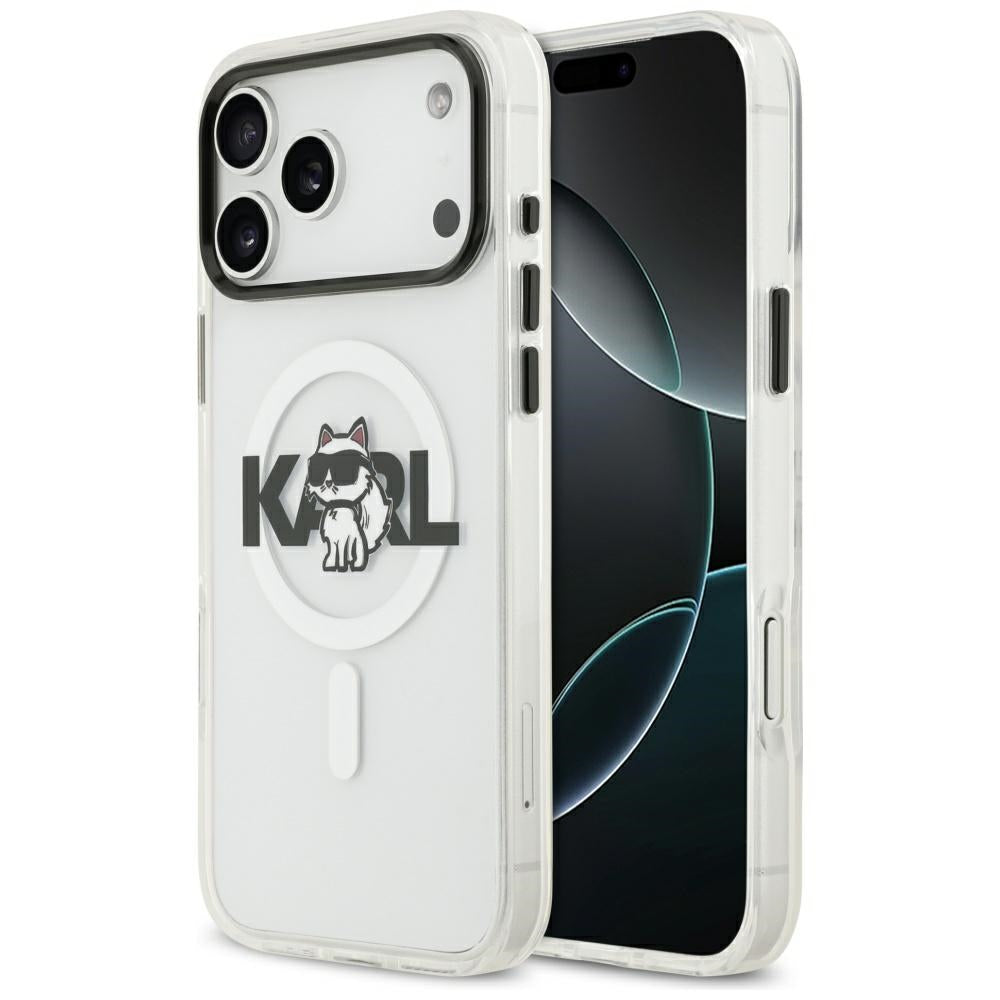 Karl Lagerfeld MagSafe dėklas iPhone 17 Pro – skaidrus -- iPhone 17 Pro