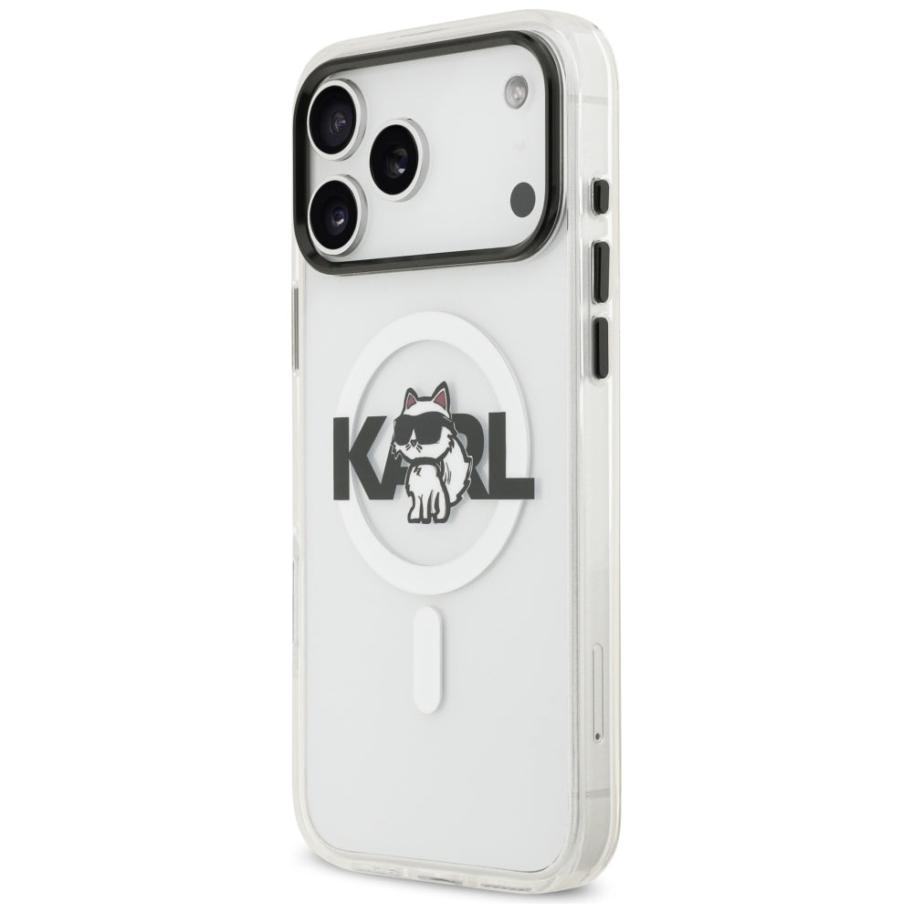 Karl Lagerfeld MagSafe dėklas iPhone 17 Pro – skaidrus -- iPhone 17 Pro